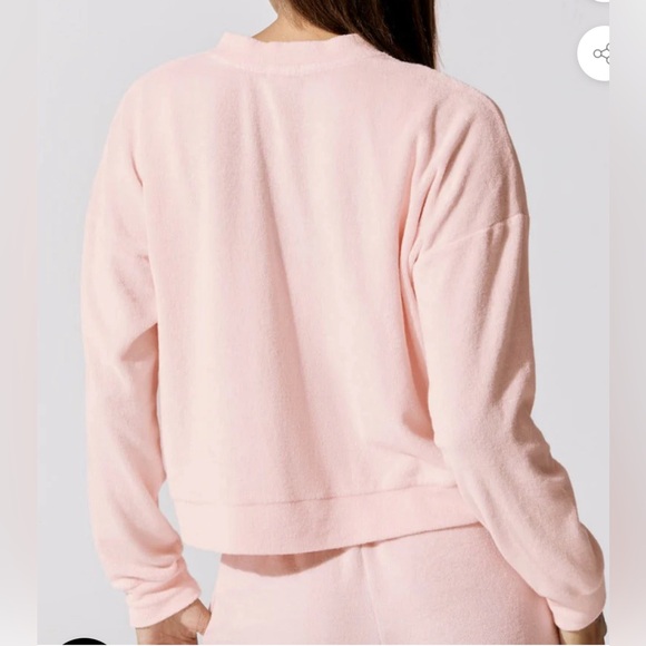 Donni Terry Henley Sweatshirt - Picture 2 of 8